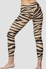Wild Zebra High Waist Leggings For Sale Online | DivatiseSW